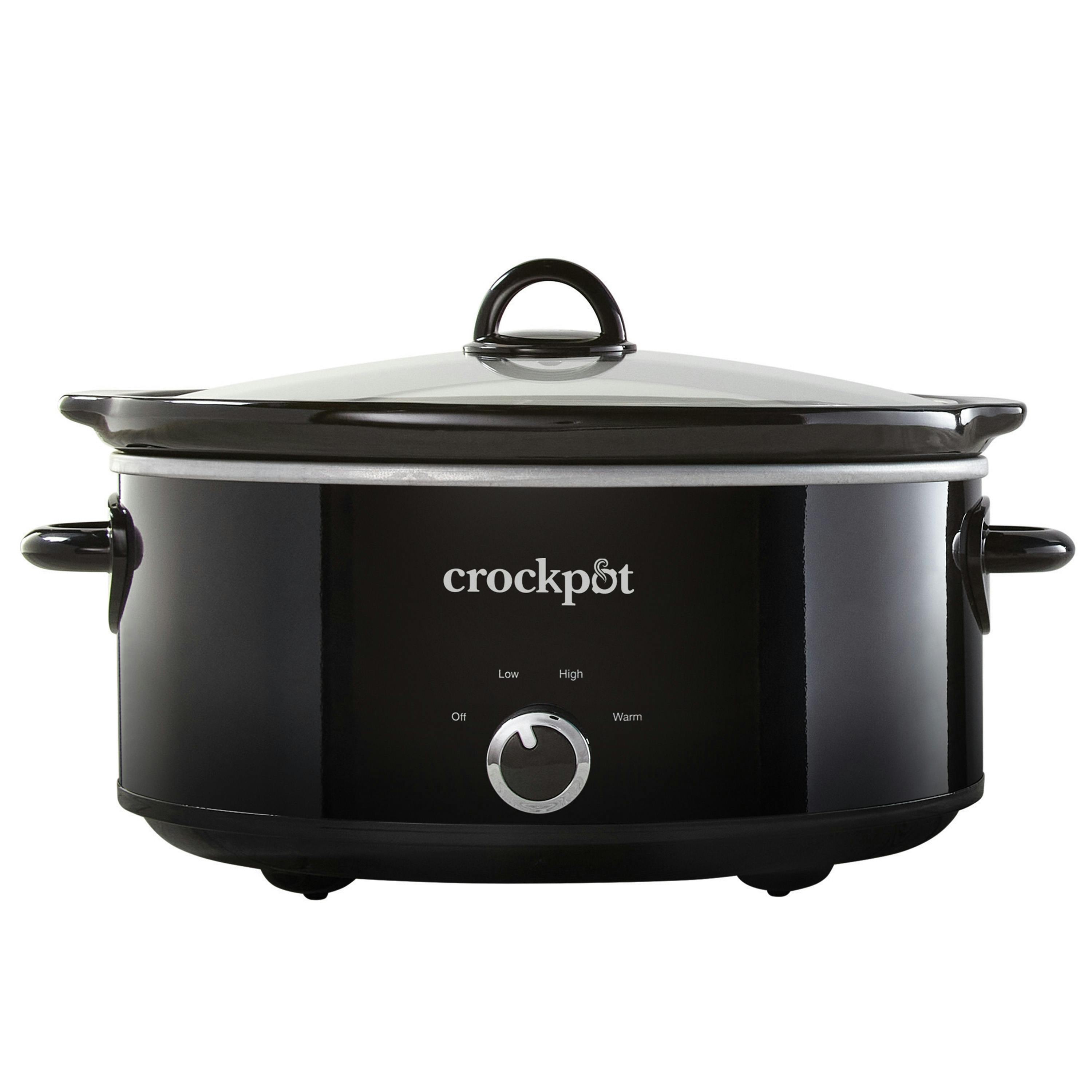 Official Crock-Pot SCV700-B3-WM1-BR black manual 7-quart cooker image