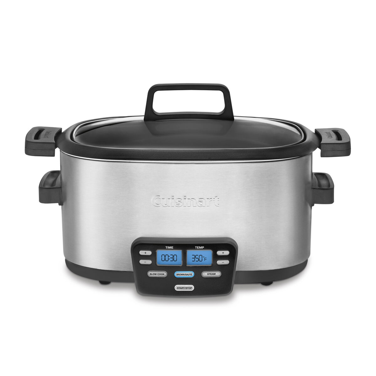 Cuisinart MSC-600 six-quart stainless Cook Central multicooker with a nonstick pot and digital controls