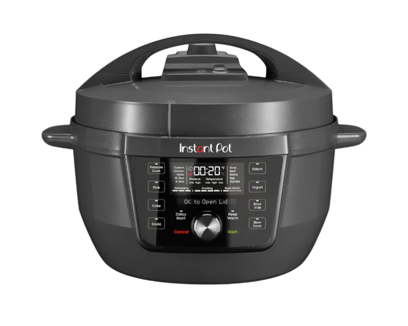 Instant Pot RIO Wide Plus Multi-Cooker, exact U.S. model 113-1020-01, with message display and control dial