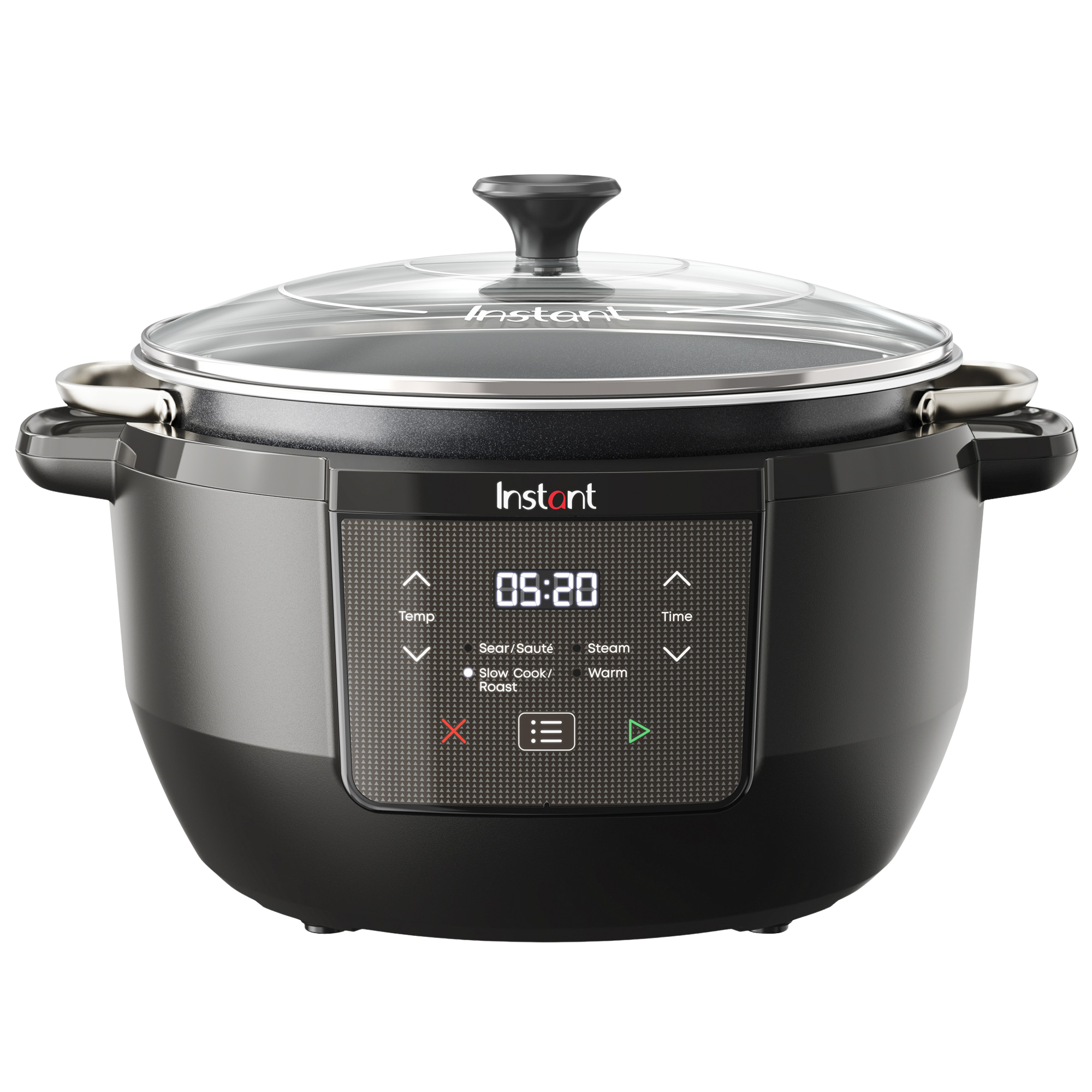 Instant Pot Superior Cooker Chef Series 140-6128-01 showing Slow Cook/Roast, Sear/Sauté, Steam and Warm controls